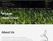 Tablet Screenshot of entropicstudio.com